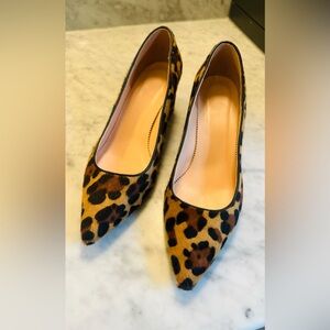 J. Crew Leopard Print Heels
